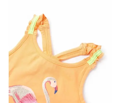 Bērnu Tops, Spilgti Oranžs, 128