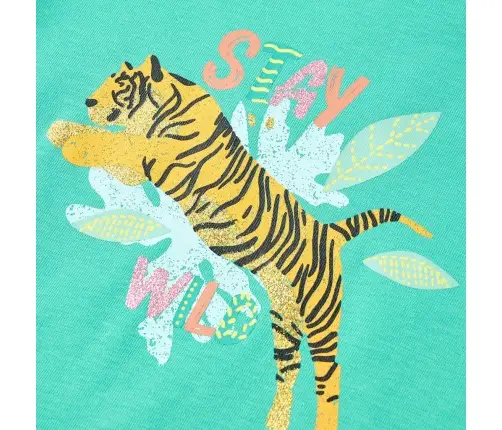 Bērnu T-Krekls, Piparmētru Krāsā, 116