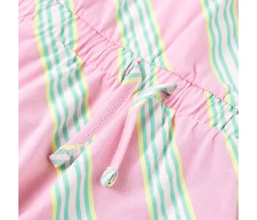 Vaikiška Suknelė Su Sutraukiama Juostele, Rožinė, 128 Dydžio