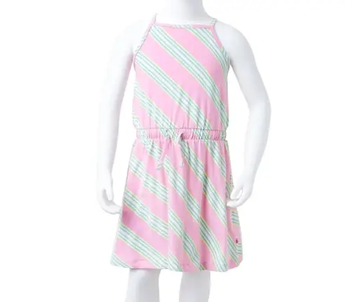 Varrukateta Laste Kleit, Pingutusnööriga, Roosa, 140