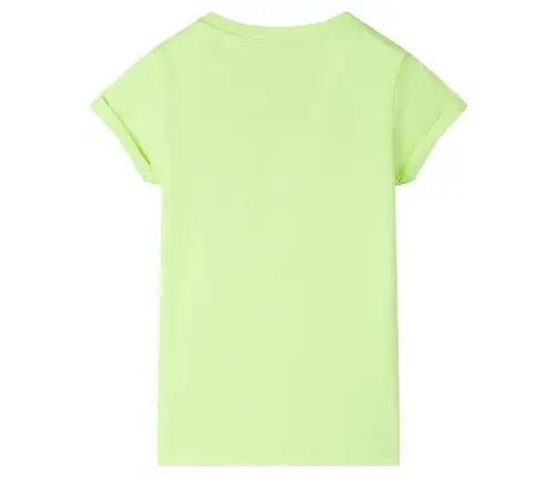 Bērnu T-Krekls, Neona Dzeltens, 140