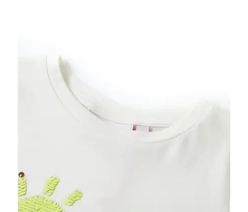 Vaikiški Marškinėliai, Ekru Spalvos, 104 Dydžio