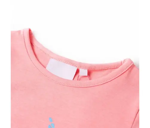 Vaikiški Marškinėliai, Ryškiai Rožinės Spalvos, 116 Dydžio