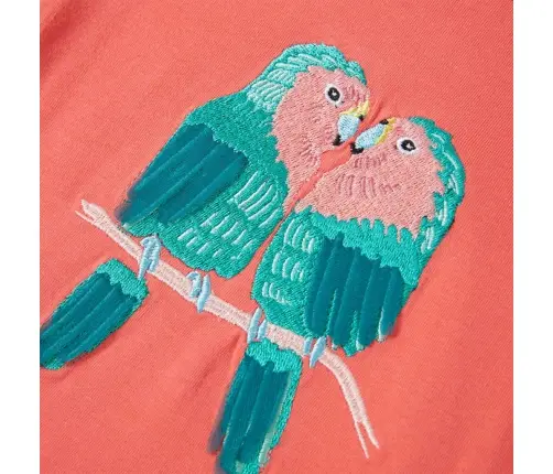 Bērnu T-Krekls, Koraļļu Krāsā, 116