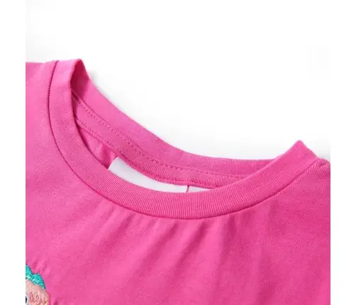 Bērnu T-Krekls, Tumši Rozā, 116