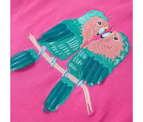 Bērnu T-Krekls, Tumši Rozā, 116