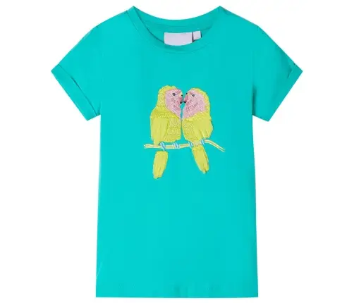 Bērnu T-Krekls, Piparmētru Krāsā, 140