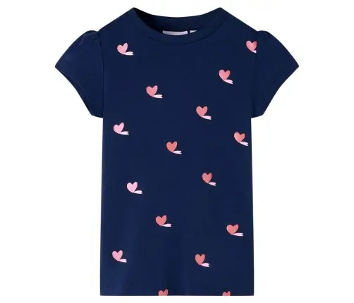 Bērnu T-Krekls, Tumši Zils, 104