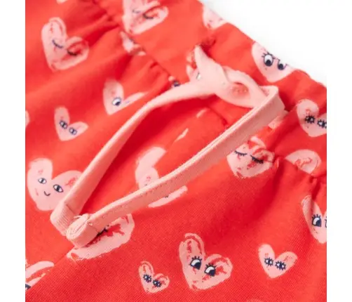 Laste Lühikesed Püksid Pingutusnööriga, Punane , 116