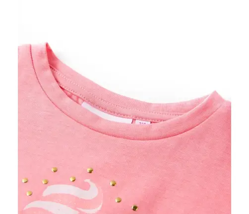 Bērnu T-Krekls, Koši Rozā, 104