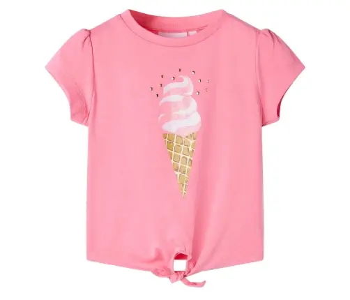 Laste T-Särk, Erk Fluo Roosa, 128