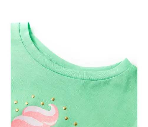 Vaikiški Marškinėliai, Šviesiai Žalios Spalvos, 140 Dydžio