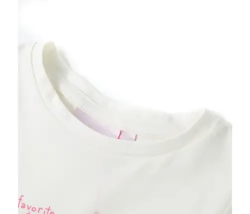 Bērnu T-Krekls, Krēmīgi Iedzeltens, 140