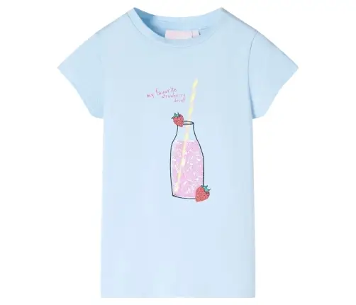 Bērnu T-Krekls, Maigi Zils, 104