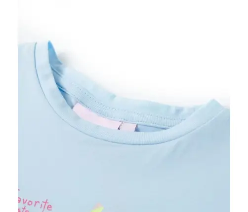 Bērnu T-Krekls, Maigi Zils, 116