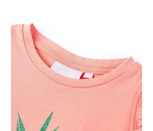 Bērnu T-Krekls, Neona Oranžs, 104