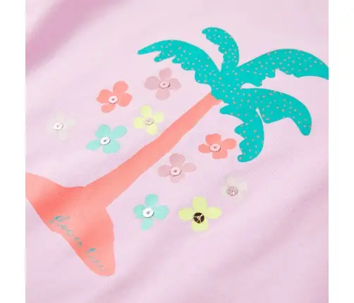 Bērnu T-Krekls, Ceriņu Krāsā, 104