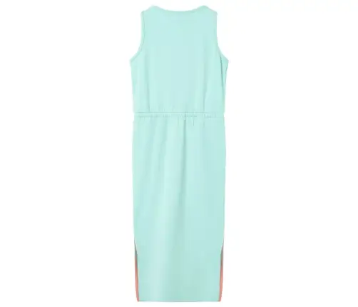 Vaikiška Suknelė Su Sutraukiama Juostele, Šviesiai Mėtinė, 128 Dydžio