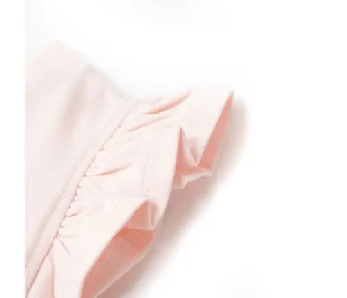 Volangidega Laste T-Särk, Pehme Roosa, 116