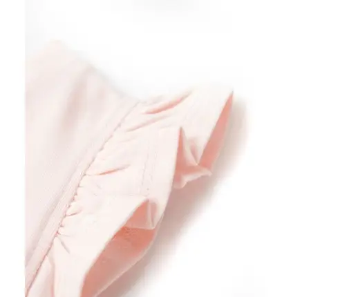 Bērnu Krekls Ar Volānu Piedurknēm, Maigi Rozā, 128