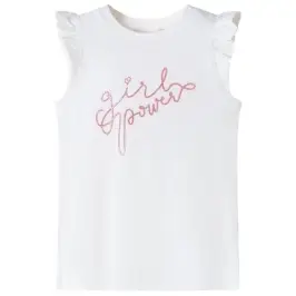 Bērnu Krekls Ar Volānu Piedurknēm, Krēmīgi Iedzeltens, 92