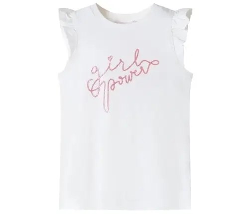 Bērnu Krekls Ar Volānu Piedurknēm, Krēmīgi Iedzeltens, 92