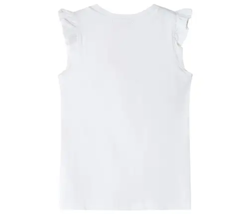 Bērnu Krekls Ar Volānu Piedurknēm, Krēmīgi Iedzeltens, 116