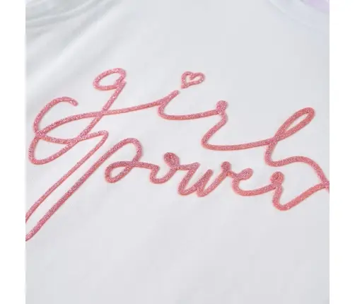 Bērnu Krekls Ar Volānu Piedurknēm, Krēmīgi Iedzeltens, 116