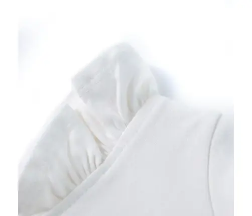 Vaikiški Marškinėliai Su Rankovėmis Su Raukiniais, Ekru, 140 Dydžio