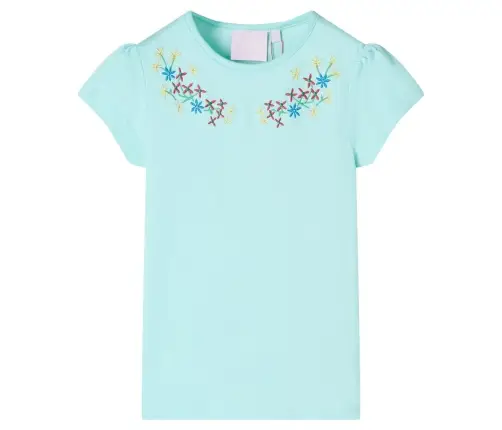 Bērnu T-Krekls, Gaiša Ūdens Krāsā, 128