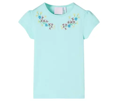 Bērnu T-Krekls, Gaiša Ūdens Krāsā, 140