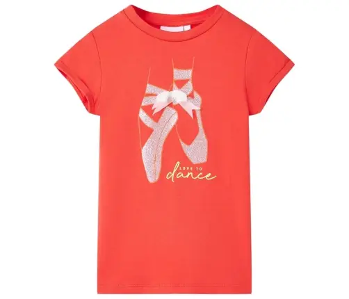 Vaikiški Marškinėliai, Raudonos Spalvos, 140 Dydžio