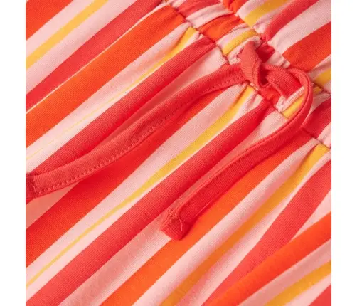 Laste Kleit, Pingutusnööriga, Roosa Ja Punane, 128