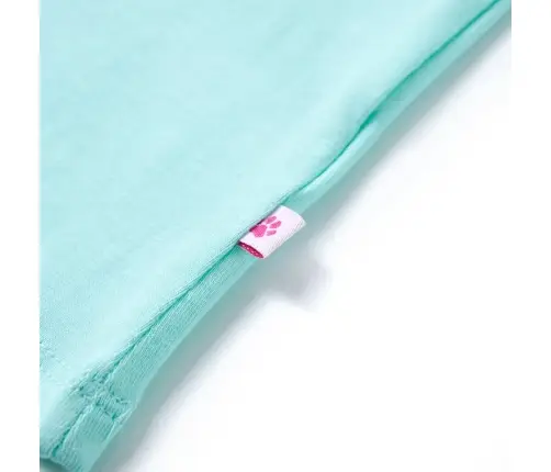 Bērnu T-Krekls, Gaiša Piparmētru, 140