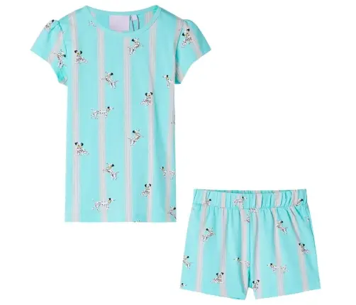 Vaikiška Pižama Trumpomis Rankovėmis, Ekru Spalvos, 140 Dydžio