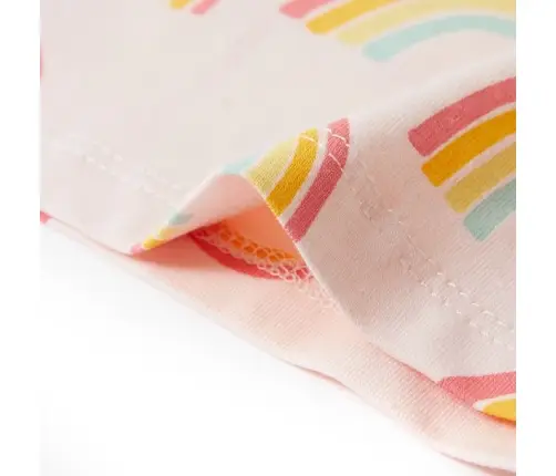 Laste Pidžaama, Lühikeste Varrukatega, Pehme Roosa, 128