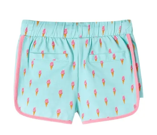 Bērnu Šorti Ar Aukliņu, Gaiša Piparmētru, 140