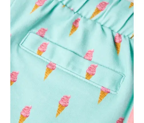 Bērnu Šorti Ar Aukliņu, Gaiša Piparmētru, 140