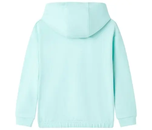 Vaikiškas Sportinis Megztinis Su Gobtuvu, Šviesiai Mėlynas, 128 Dydžio