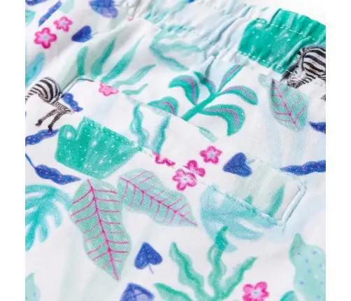 Bērnu Šorti Ar Aukliņu, Bēša Un Piparmētru, 92