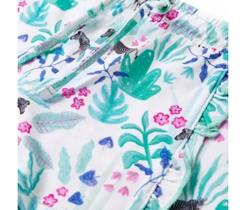 Bērnu Šorti Ar Aukliņu, Bēša Un Piparmētru, 140