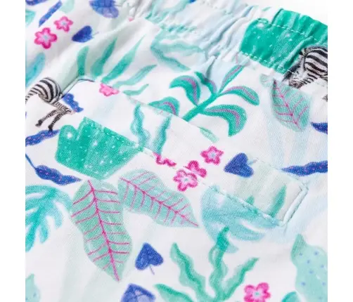 Bērnu Šorti Ar Aukliņu, Bēša Un Piparmētru, 140