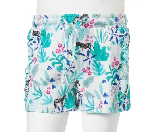 Bērnu Šorti Ar Aukliņu, Bēša Un Piparmētru, 140