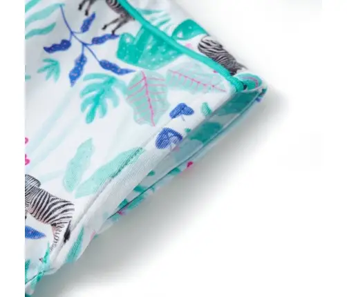 Laste Kleit, Ekrüü Ja Tume Mündiroheline, 116