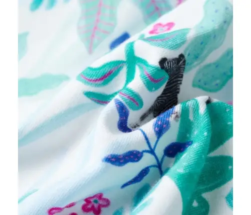 Laste Kleit, Ekrüü Ja Tume Mündiroheline, 116