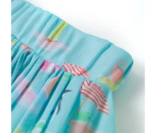 Vaikiškas Klostuotas Sijonas, Šviesiai Alyvinės Spalvos, 116 Dydžio