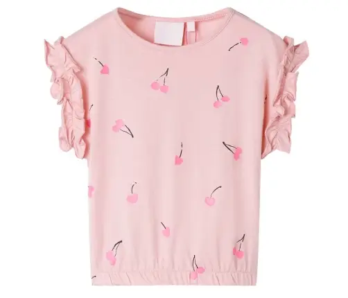 Bērnu T-Krekls, Gaiši Rozā, 140