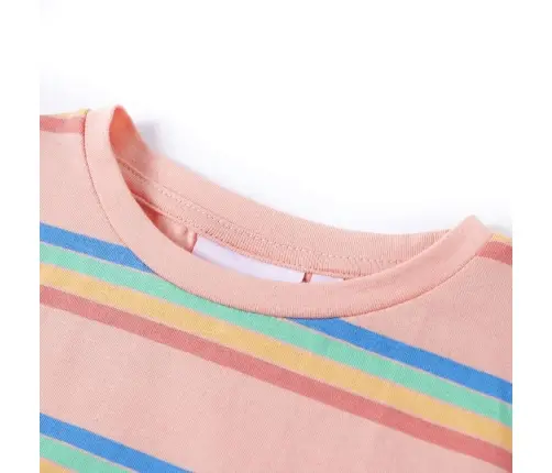 Vaikiški Marškinėliai, Persikinės Spalvos, 128 Dydžio