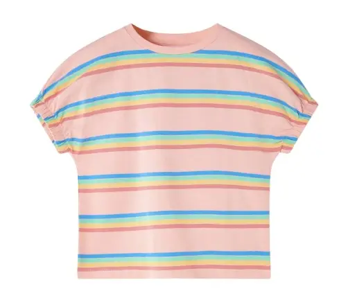 Bērnu T-Krekls, Persiku Krāsa, 140