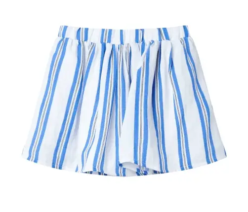 Vaikiškas Sijonas, Kobalto Mėlynos Ir Baltos Spalvos, 116 Dydžio